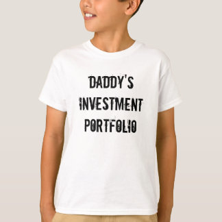 Beleggingsportefeuille van papa t-shirt