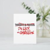 Beleid en Nu wijzigen Briefkaart (Staand voorkant)