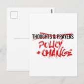 Beleid en Nu wijzigen Briefkaart (Voorkant / Achterkant)