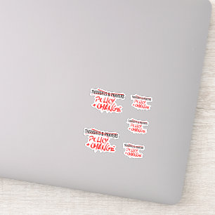 Beleid en Nu wijzigen Sticker