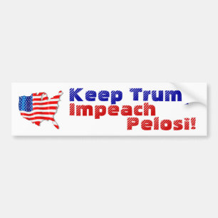 Beleid inzake de vlaggolven Houdt Trump de indruk Bumpersticker