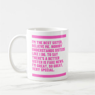 Beleive Me Series - Beste Zuster Koffiemok