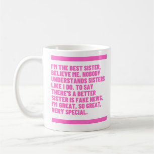 Beleive Me Series - Beste Zuster Koffiemok