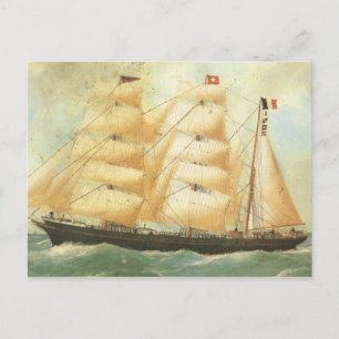 Belem, Frans zeilschip, 1902 Briefkaart