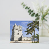 Belém Tower foto, Lissabon, Portugal Briefkaart (Staand voorkant)