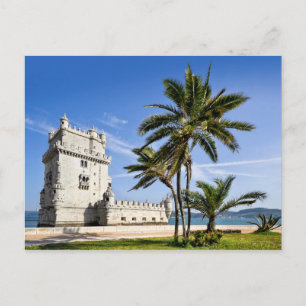 Belém Tower foto, Lissabon, Portugal Briefkaart