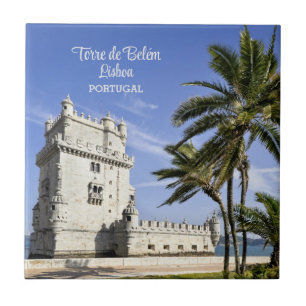 Belém Tower foto, Lissabon, Portugal Tegeltje