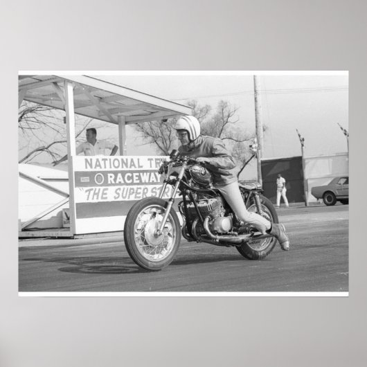  belemmering - BMW Drag Bike Poster (Voorkant)
