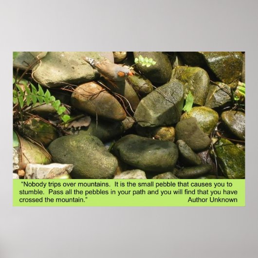 Belemmeringen, afdrukken poster (Voorkant)