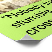 Belemmeringen, afdrukken poster (Hoek)