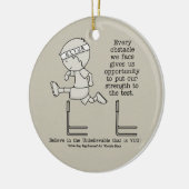 Belemmeringen Keramisch Ornament (Links)