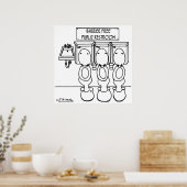 Belemmervrije openbare ruimte poster (Keuken)