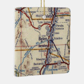 Belen New Mexico  Map Keramisch Ornament (Rechts)