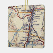 Belen New Mexico  Map Keramisch Ornament (Links)
