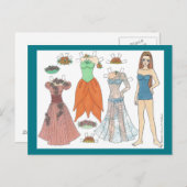 Belethwen Elf Paper Doll Briefkaart (Voorkant / Achterkant)