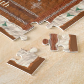 Belette - Puzzle en forme de Jigsaw avec une boîte (Côté)