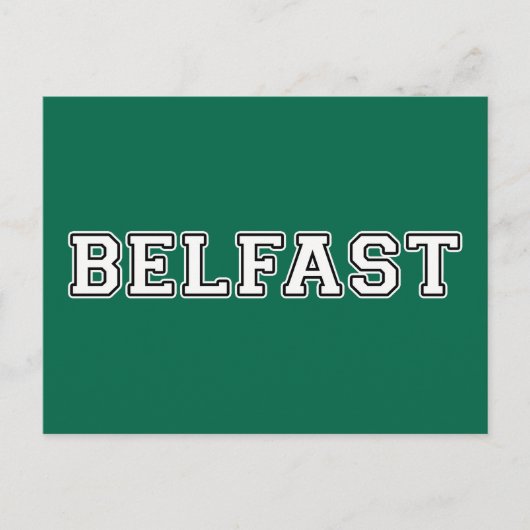 Belfast Briefkaart (Voorkant)
