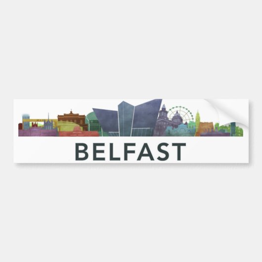 Belfast bumbersticker bumpersticker (Voorkant)
