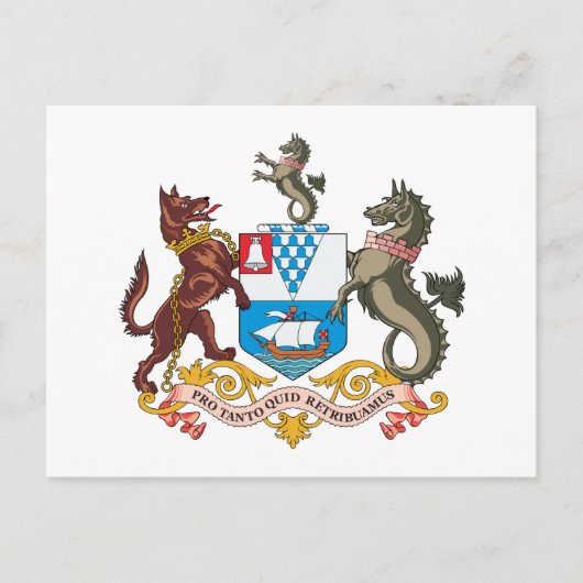 Belfast Coat of Arms Briefkaart (Voorkant)
