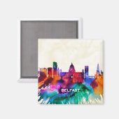 Belfast Skyline Magneet (Voorkant / Achterkant)