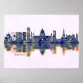 Belfast Skyline Poster (Voorkant)