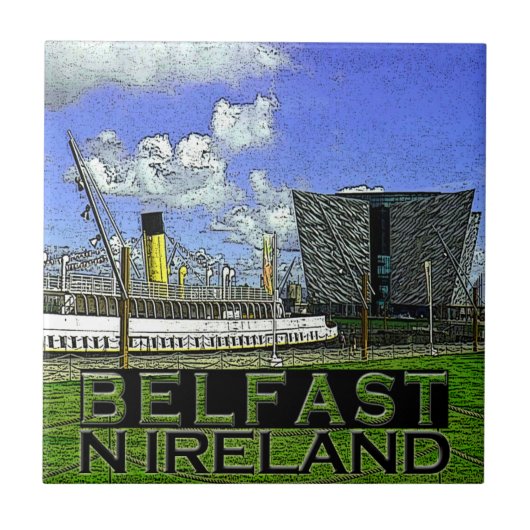Belfast Tegeltje (Voorkant)