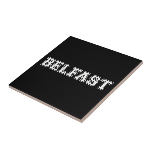 Belfast Tegeltje (Zijkant)