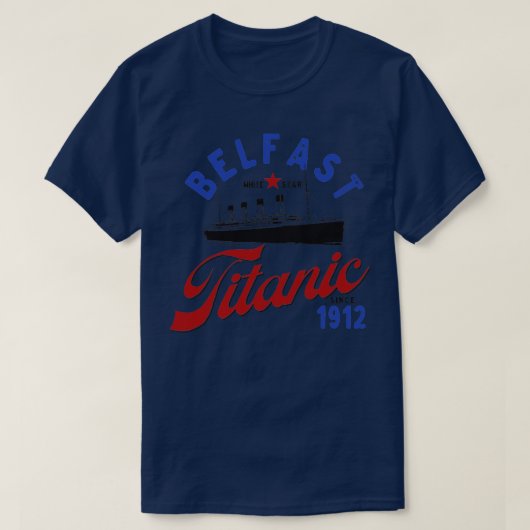 Belfast Titanic T-shirt (Design voorkant)