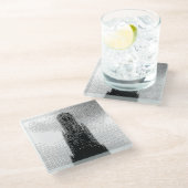 Belfort van Brugge Glazen Onderzetter (Schuin)