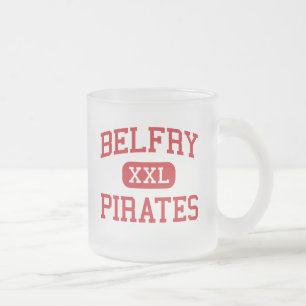 Belfry - Piraten - High School - Belfry Kentucky Matglas Koffiemok