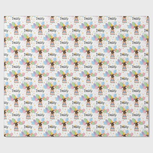 Belge Brussels Griffon Hond Verjaardagsfeestje Cadeaupapier (Vlak)