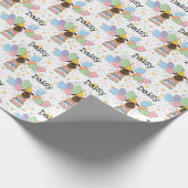 Belge Brussels Griffon Hond Verjaardagsfeestje Cadeaupapier (Hoek)