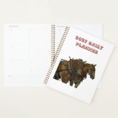 Belgian Draft Horse Daily Planner (Devant avec enveloppe)