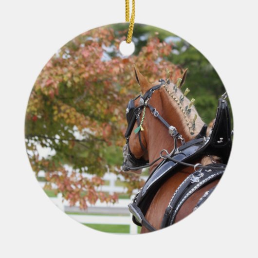 Belgian Draft Horse ornament (Voorkant)