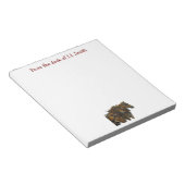 Belgian Draft Horse Team Notepad Notitieblok (Schuin)