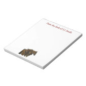 Belgian Draft Horse Team Notepad Notitieblok (Gedraaid)