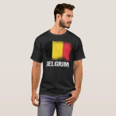 Belgian Flag Belgium T-shirt (Voorkant volledig)