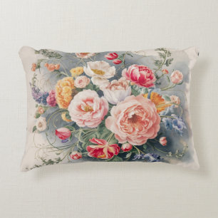 Belgian Floral Elegance Sierkussen Hoesje Accent Kussen