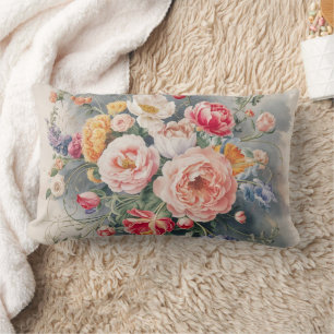 Belgian Floral Elegance Sierkussen Hoesje Kussen