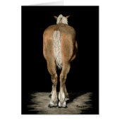 "Belgian got Back" - Carte Cheval Brouillon (Devant)