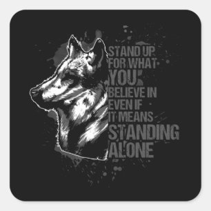 Belgian Malinois - Belgische Herdershond Vierkante Sticker