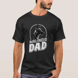 Belgian Malinois Dad Dog Owner Gifts Hondenliefheb T-shirt