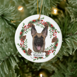 Belgian Malinois dog Gepersonaliseerd Ornament voo