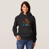 Belgian Malinois Dog Piano Hoodie (Voorkant volledig)