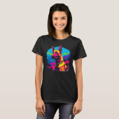 Belgian Malinois Dog Pop Art T-shirt (Voorkant volledig)