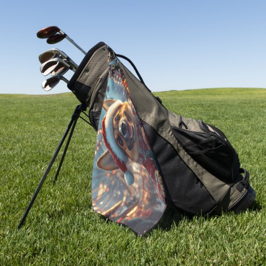 Belgian Malinois Dog Roller Onderzetter Christmas Golfhanddoek (Groen)