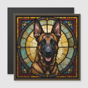 Belgian Malinois Magnet Kaart