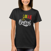 Belgian Queen Belgium Belgian Belgium Flag 1 T-shirt (Voorkant)