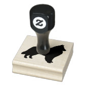 Belgian Sheepdog Hondenras Silhouette Rubberstempel (Stempel)