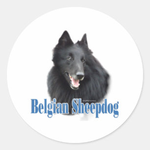 Belgian Sheepdog Naam - Sticker